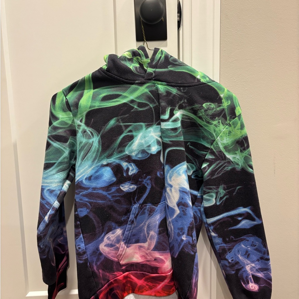 Colorful Smoke Pattern Hoodie